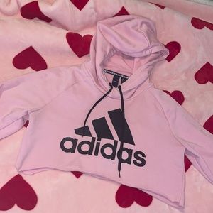 Cropped Adidas Hoodie ☁️